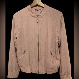 Loft Lightweight Dusty Rose Jacket Sz M